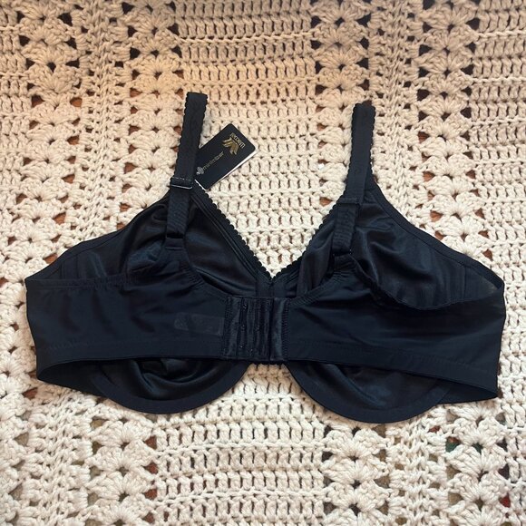Wacoal Simple Shaping Minimizer Bra Black Style 857109 Size 44D New with Tags - Picture 5 of 6